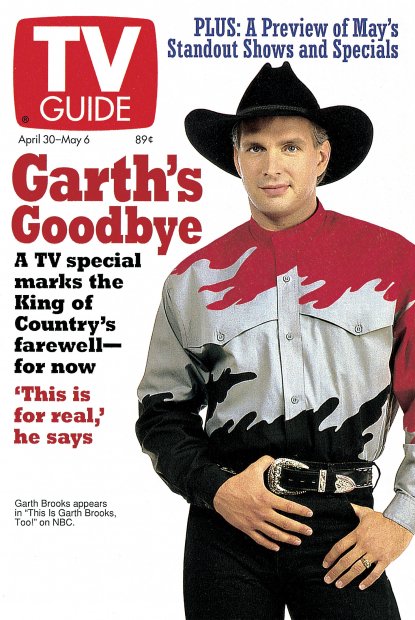 TV Guide cover - Garth Brooks - April 30, 1994