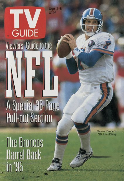 TV Guide cover - John Elway - September 2, 1995