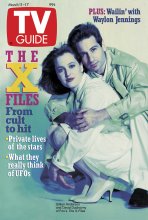 TV Guide cover - Gillian Anderson, David Duchovny - March 11, 1995