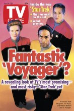 TV Guide cover - Robert Beltran, Kate Mulgrew, Tim Russ - January 14, 1995