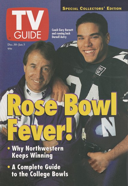 TV Guide cover - Darnell Autry, Gary Barnett - December 30, 1995