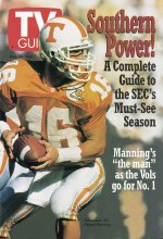 TV Guide cover - Peyton Manning - August 26, 1995