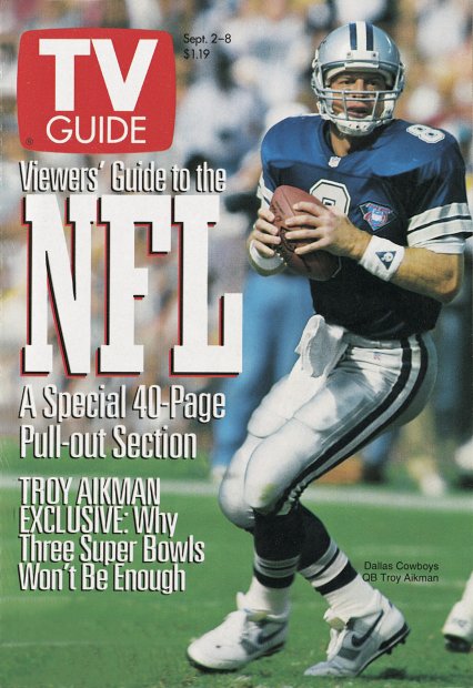 TV Guide cover - Troy Aikman - September 2, 1995