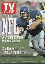 TV Guide cover - Chris Zorich - September 2, 1995