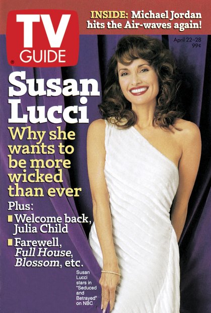 TV Guide cover - Susan Lucci - April 22, 1995