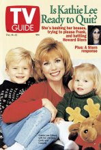 TV Guide cover - Cassidy Gifford, Cody Gifford, Kathie Lee Gifford, Howard Stern - December 16, 1995