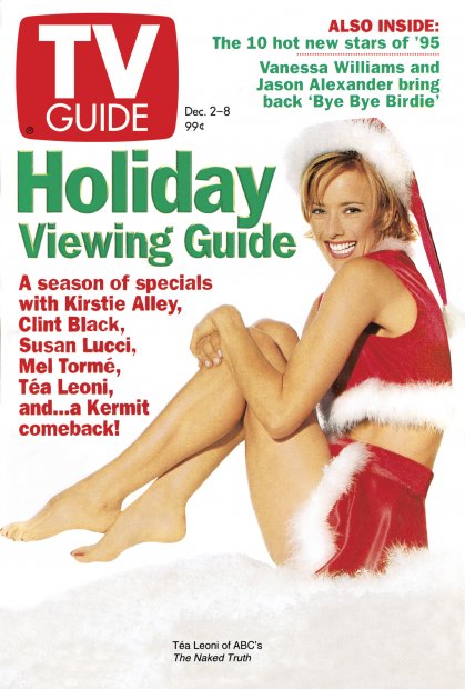 TV Guide cover - Tea Leoni - December 2, 1995