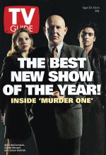 TV Guide cover - Daniel Benzali, Jason Gedrick, Mary McCormack - September 30, 1995