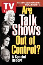 TV Guide cover - Jenny Jones, Ricki Lake, Jerry Springer, Montel Williams - April 1, 1995