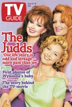 TV Guide cover - Ashley Judd, Naomi Judd, Wynonna Judd - May 13, 1995