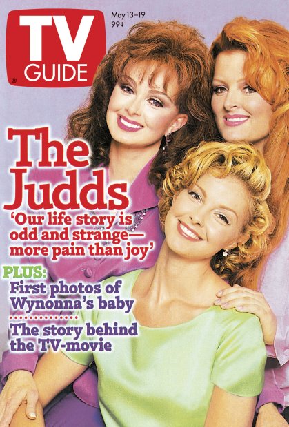 TV Guide cover - Ashley Judd, Naomi Judd, Wynonna Judd - May 13, 1995
