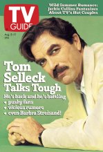 TV Guide cover - Tom Selleck - August 5, 1995