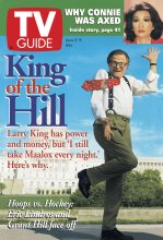 TV Guide cover - Connie Chung, Larry King - June 3, 1995