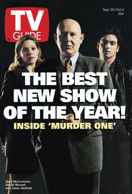 TV Guide cover - Daniel Benzali, Jason Gedrick, Mary McCormack - September 30, 1995