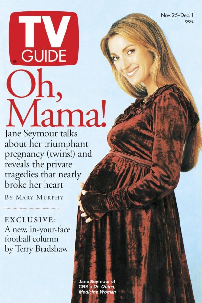 TV Guide cover - Jane Seymour - November 25, 1995