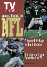 TV Guide cover - Dave Brown, Boomer Esiason - September 2, 1995