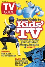 TV Guide cover - Ranger Blue, Genie, X-Men - March 4, 1995