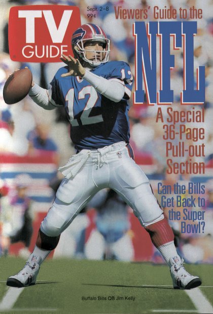 TV Guide cover - Jim Kelly - September 2, 1995
