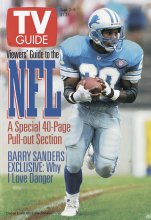 TV Guide cover - Barry Sanders - September 2, 1995