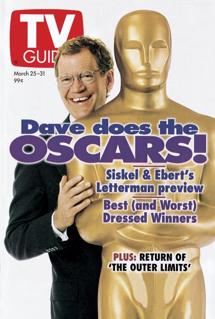 TV Guide cover - David Letterman - March 25, 1995