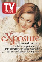 TV Guide cover - Gillian Anderson - July 6, 1996
