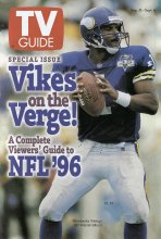 TV Guide cover - Warren Moon - August 31, 1996