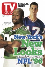 TV Guide cover - Dave Brown, Hugh Douglas - August 31, 1996
