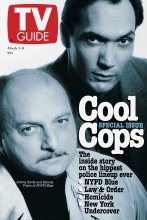 TV Guide cover - Dennis Franz, Jimmy Smits - March 2, 1996
