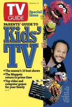 TV Guide cover - Animal, Billy Crystal, Gonzo, Kermit The Frog - March 16, 1996