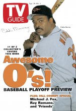TV Guide cover - Eddie Murray - September 28, 1996