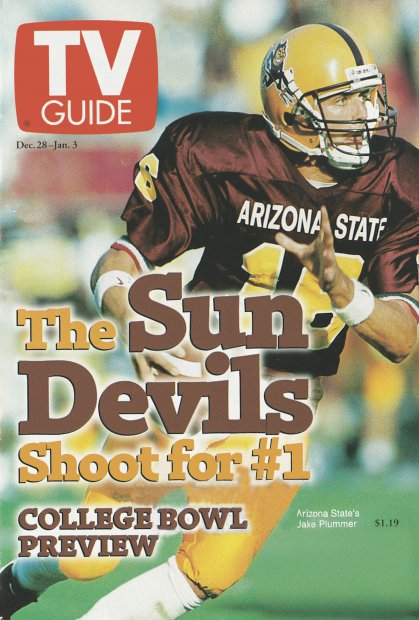 TV Guide cover - Jake Plummer - December 28, 1996