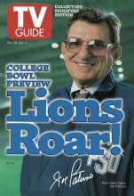 TV Guide cover - Joe Paterno - December 28, 1996