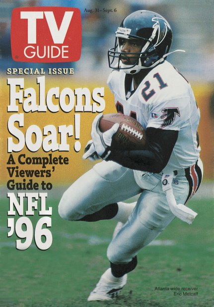 TV Guide cover - Eric Metcalf - August 31, 1996