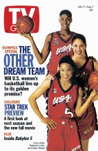 TV Guide cover - Lisa Leslie, Rebecca Lobo, Dawn Staley - July 27, 1996