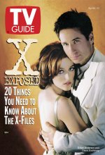 TV Guide cover - Gillian Anderson, David Duchovny - April 6, 1996