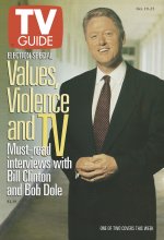 TV Guide cover - Bill Clinton - October 19, 1996