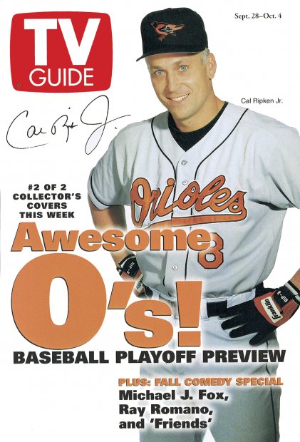 TV Guide cover - Cal Ripken Jr. - September 28, 1996