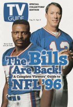 TV Guide cover - Jim Kelly, Bruce Smith - August 31, 1996
