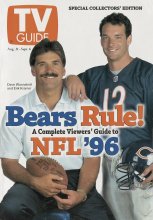 TV Guide cover - Erik Kramer, Dave Wannstedt - August 31, 1996