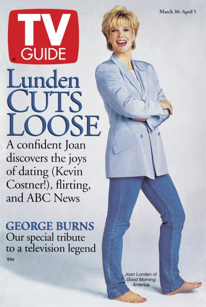 TV Guide cover - Joan Lunden - March 30, 1996