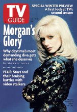 TV Guide cover - Morgan Fairchild - January 13, 1996