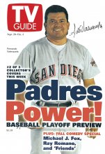 TV Guide cover - Fernando Valenzuela - September 28, 1996