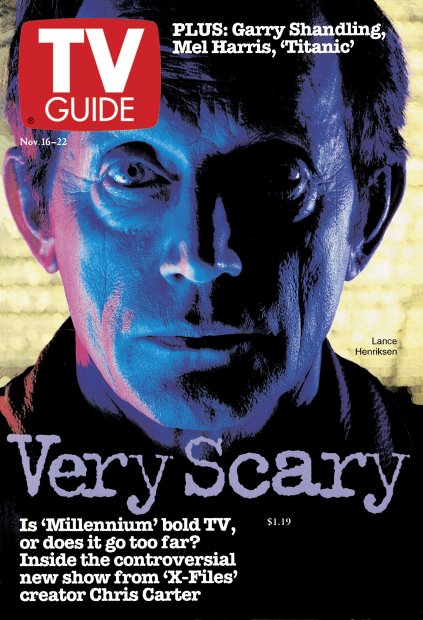TV Guide cover - Lance Henriksen - November 16, 1996