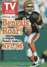 TV Guide cover - Jeff Blake - August 31, 1996