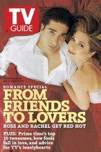 TV Guide cover - Jennifer Aniston, David Schwimmer - February 10, 1996