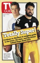 TV Guide cover - Troy Aikman, Neil O'Donnell - January 27, 1996