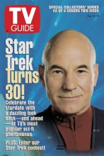 TV Guide cover - Patrick Stewart - August 24, 1996