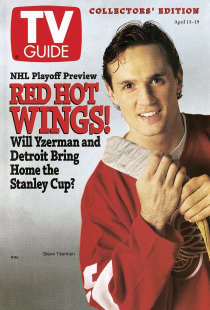TV Guide cover - Steve Yzerman - April 13, 1996