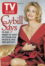 TV Guide cover - Cybill Shepherd - April 20, 1996