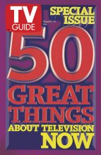 TV Guide cover - 50 Great Things About Television Now - March 9, 1996